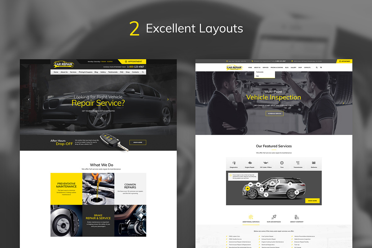 Car Repair Service - HTML Template, a HTML Template by TonyTemplates (Photo 3 of 5)