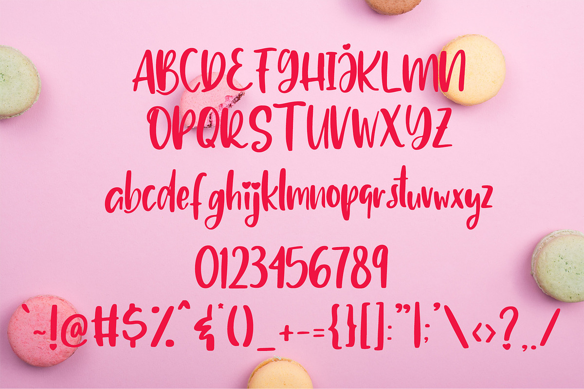 Delighted - Sweet Handmade Font preview 8