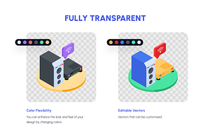 Animated Communications Icon Set