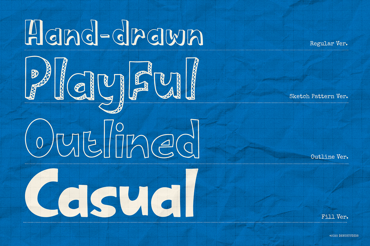 Spirit Muuda | Hand Drawn Font, a Handwritten Font by Denustudios (Photo 6 of 12)