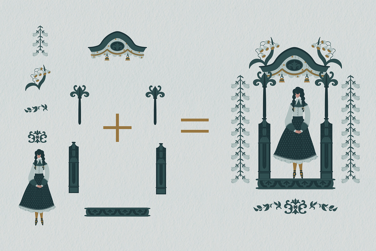 Gothic picnic, a Person Illustration by Vector Mystery (Photo 11 of 12)