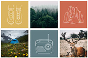 Icons & Illustrations Bundle, an Outline Icon by NatalieArtShop (Thumbnail 18 of 28)