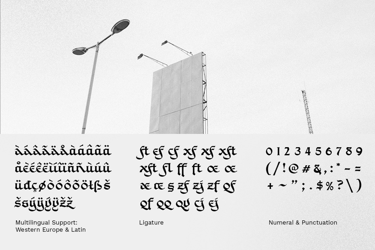 Kilau - Blackletter Font, a Blackletter Font by dexsarharryfonts (Photo 3 of 9)