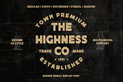 Rushen - Vintage Inspired, a Sans Serif Font by Arterfak Project (Thumbnail 3 of 13)