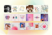 Makeshift Carousel & Quotes Canva PS, a Social Media Template by Sparrow & Snow (Thumbnail 5 of 38)