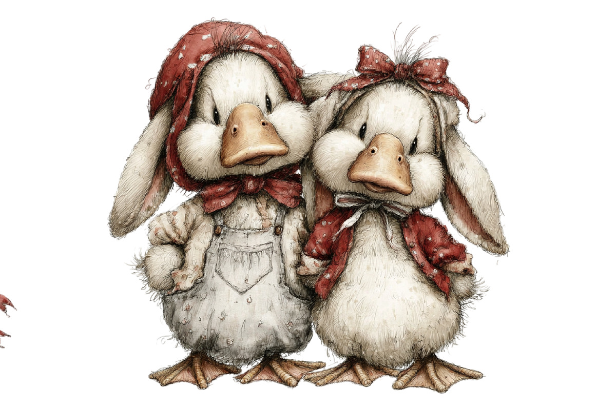 Cute Easter Ducks Clipart, a Graphic by CitraGraphics (Photo 5 of 5)