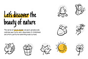 Hand Drawn Nature Icons, an Outline Icon by Brickclay (Thumbnail 3 of 8)