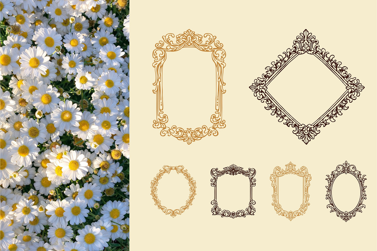 30 High Frames Illustrations, a Decorative Illustration by Rasgood (Photo 5 of 9)