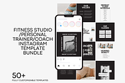 Personal Trainer/Fitness Bundle, a Social Media Template by digitaldispositions (Thumbnail 1 of 9)