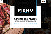 Restaurant Menu Templates Pack, a Brochure Template by BrandPacks (Thumbnail 1 of 14)