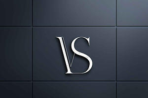 SV , VS Logo Design