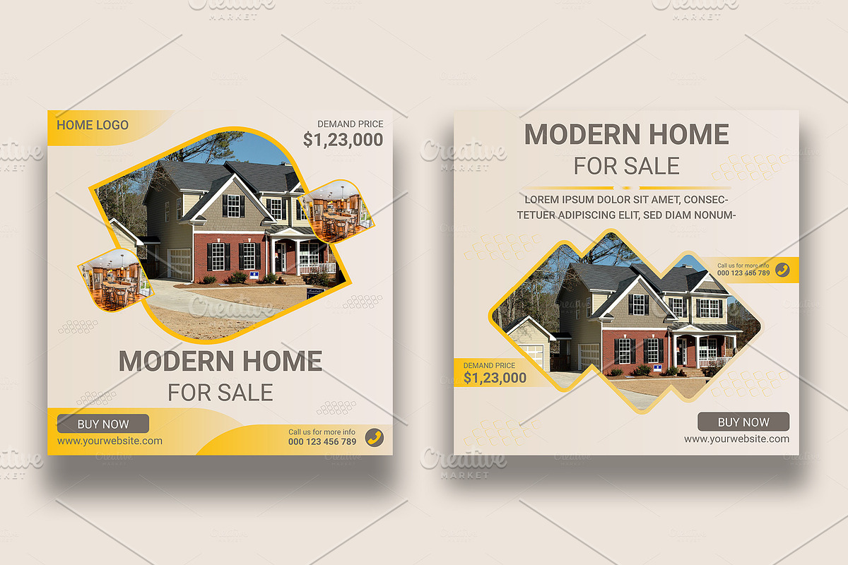 Home Sale Real Estate Instagram Post, a Social Media Template by mh_arif (Photo 2 of 4)