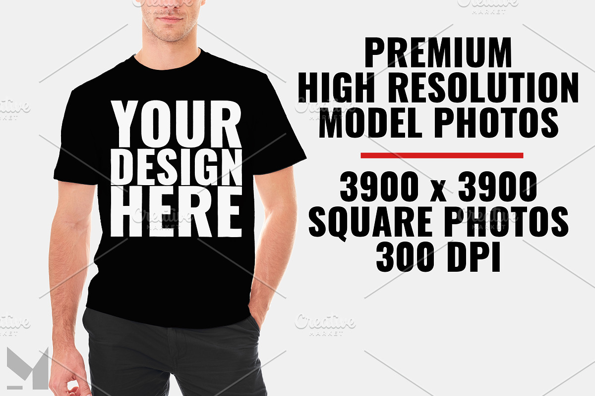 Men's T-Shirt Mockup, a Shirt Mockup by THE MOCKUP SHOP (Photo 2 of 5)
