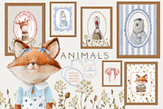 Woodland animals Bundle 2000, an Animal Illustration by 60secondsArt (Thumbnail 8 of 13)