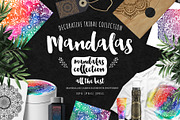 Mandalas and Watercolor Textures, a Healthcare Illustration by Markovka (Thumbnail 1 of 6)