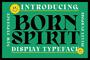 Born Spirit, a Serif Font by Dora Typefoundry (Thumbnail 1 of 11)