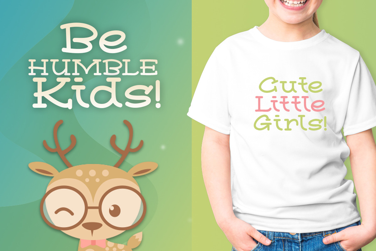 Vixen Deer Font + Vector preview 2