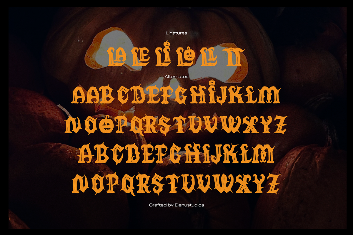 Hollowick | Halloween Font, a Blackletter Font by Denustudios (Photo 12 of 12)