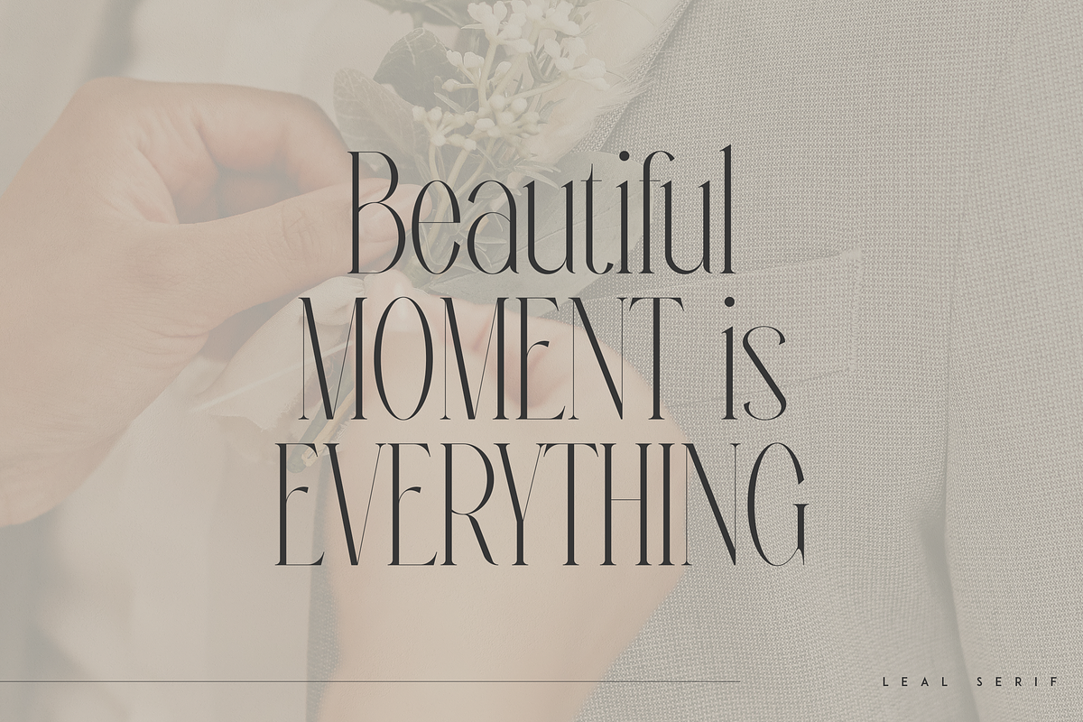 Leal typeface - regular & italic, a Serif Font by Only Fonts (Photo 4 of 10)