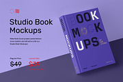 Studio Book Mockups Soft & Hardcover, a Books & Magazine Mockup by Mr.Mockup™ (Thumbnail 2 of 15)