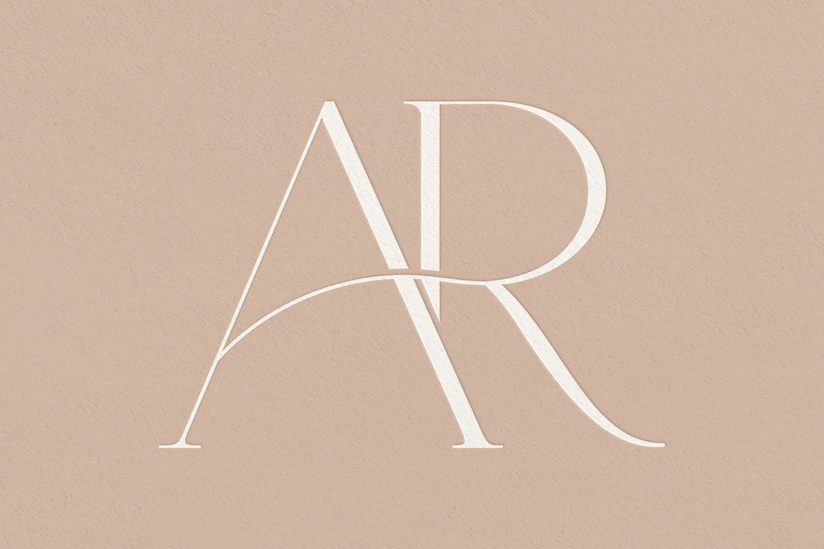 AR monogram, a Branding & Logo Template by LINKED LETTERS STUDIO