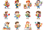 Back to School Clipart Black Teacher, a Seasonal Illustration by Designking (Thumbnail 2 of 5)