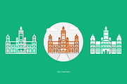 Landmarks of the UK - Scotland, a Duotone Icon by Jozsef Balazs-Hegedus (Thumbnail 6 of 6)