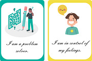 Positive Affirmation FlashCards Kids, a Card Template by DigitalsDesigns (Thumbnail 3 of 6)