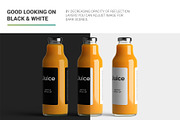 Juice Bottle Mock-Up, a Packaging Mockup by AY Mock-Ups (Thumbnail 7 of 11)