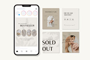 Classy Instagram Post Template Canva, a Social Media Template by Visulize Design Studio (Thumbnail 1 of 4)