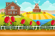 5  Farm Game Backgrounds, a Texture Illustration by 2dvillShop (Thumbnail 8 of 8)