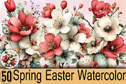 Spring Easter Watercolor Bundle., an Illustration by SVGArt (Thumbnail 1 of 7)