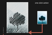 Chalk Effect Photoshop Action, an Action Add-On by Voleshads (Thumbnail 2 of 8)