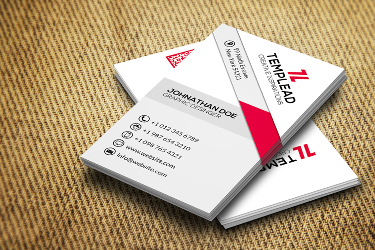 Corporate Business Card CM067, a Business Card Template by annozio (Photo 3 of 4)