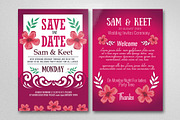 Double Sided Save The Date Card, an Invitation Template by Business Flyers (Thumbnail 2 of 2)