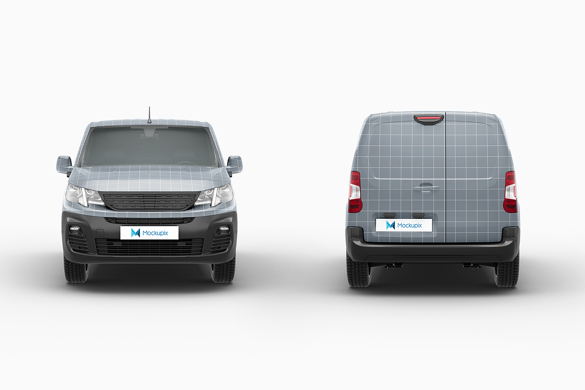 Delivery Car Mockup 5, an Advertising Mockup by Mockupix (Photo 9 of 12)