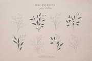 Botanical leaves - sketched florals, a Decorative Illustration by Madiwaso (Thumbnail 4 of 14)