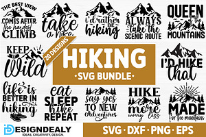 Hiking SVG Bundle