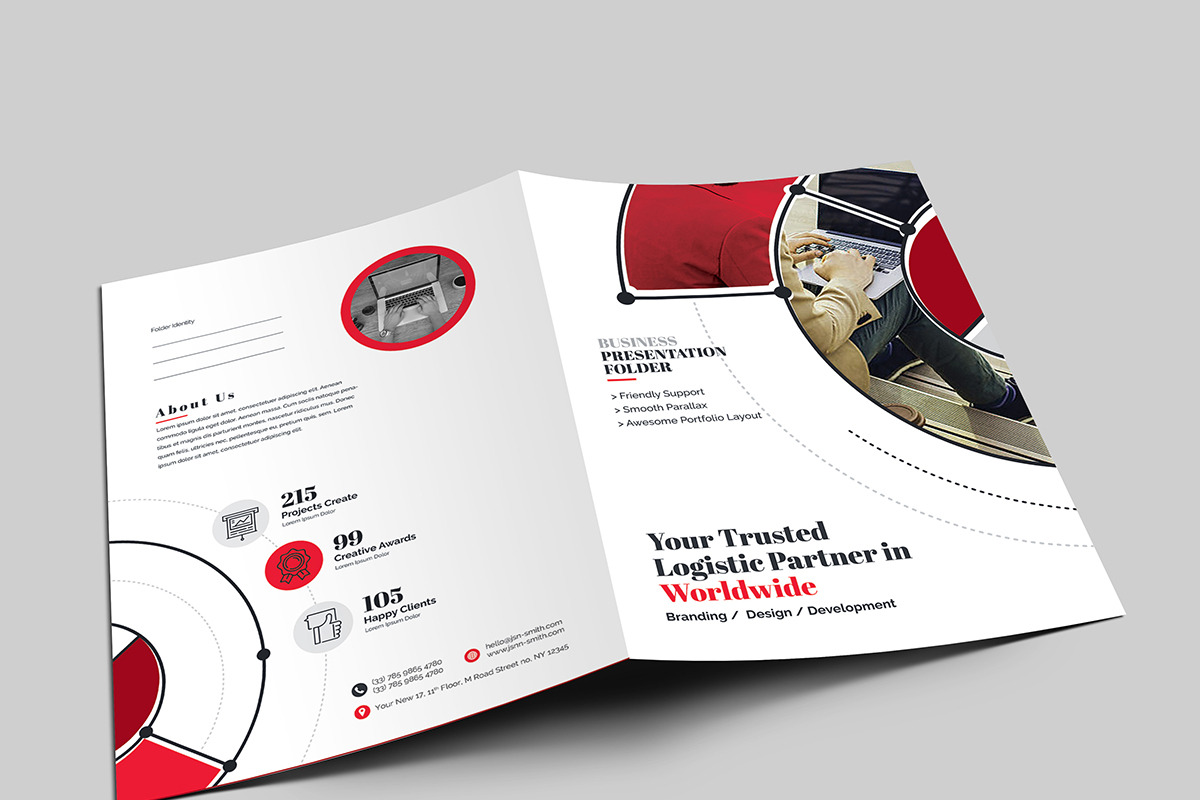 Presentation Folder, a Stationery Template by GenerousArt (Photo 6 of 8)