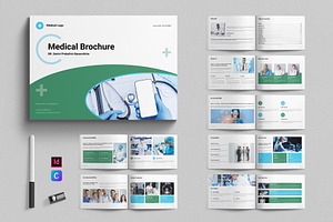Medical Brochure Template Landscape, a Brochure Template by E-Type