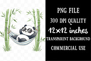 Funny Panda Sketch Art Clipart, an Illustration by Designking (Thumbnail 4 of 5)