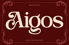 Aigos - Elegant Serif Display Font