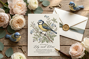 Vintage Garden Birds Illustrations, a Decorative Illustration by youtoview (Thumbnail 4 of 17)