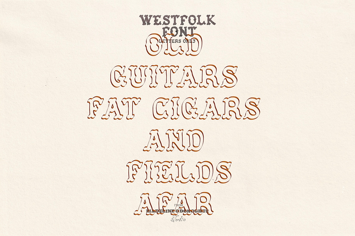 WestFolk | Hand Crafted Font, a Handwritten Font by Madeline ODonoghue Design (Photo 3 of 4)