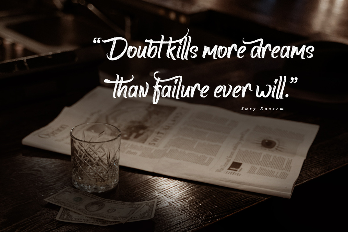 The Killer Way - Handwritten Font, a Script Font by FHFont (Photo 2 of 9)