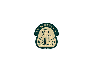 Pet Resort Logo, a Branding & Logo Template by HueNestify