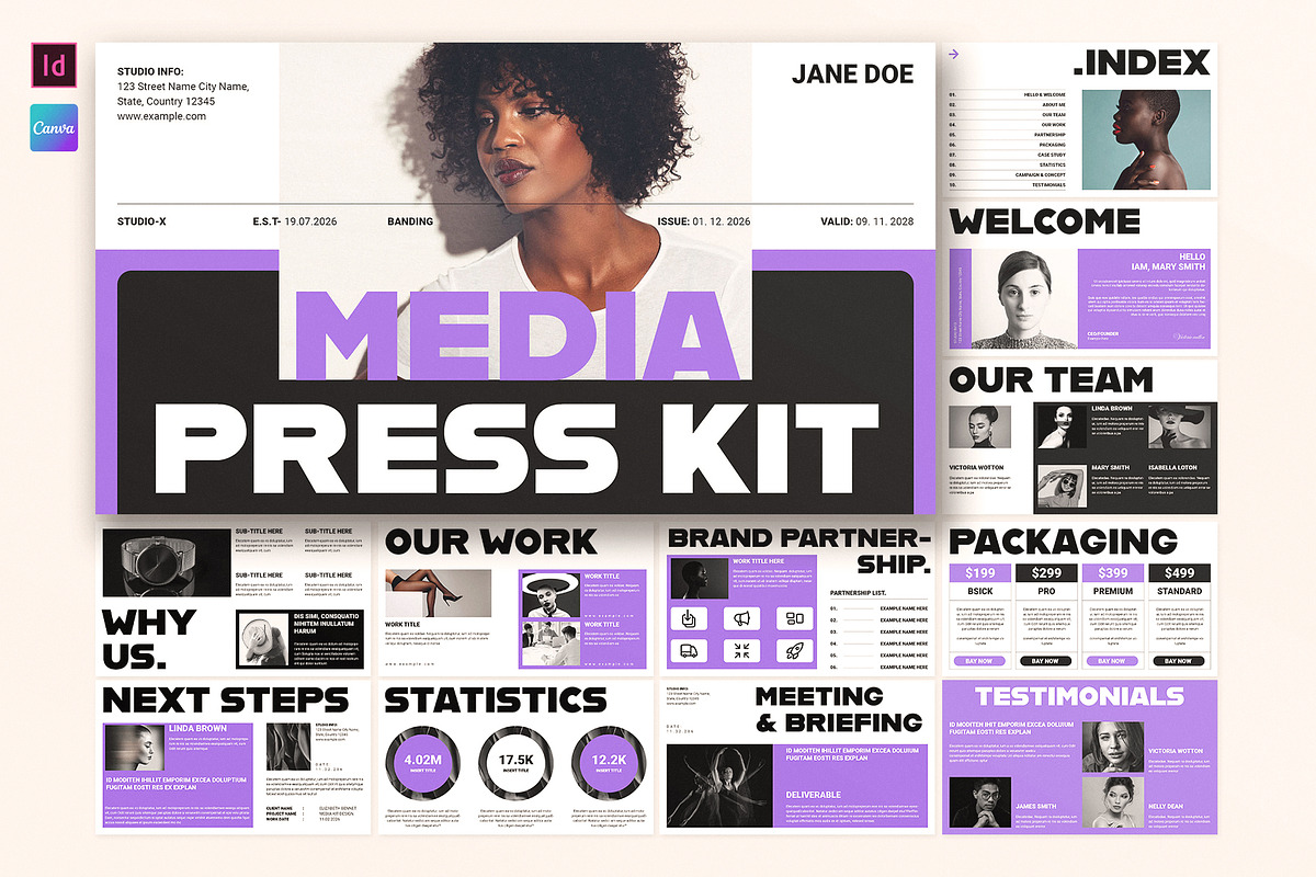 Media Press Kit Presentation, a Presentation Template by E-Type (Photo 1 of 5)