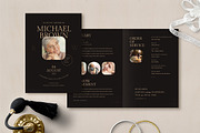 Funeral Program Template, an Invitation Template by Vynetta (Thumbnail 1 of 4)