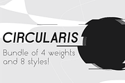 Circularis /family of 8 fonts/, a Sans Serif Font by JAF 34 (Thumbnail 1 of 7)