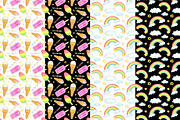 Watercolor Ice Cream clipart., a Decorative Illustration by Kattarina Po (Thumbnail 5 of 9)
